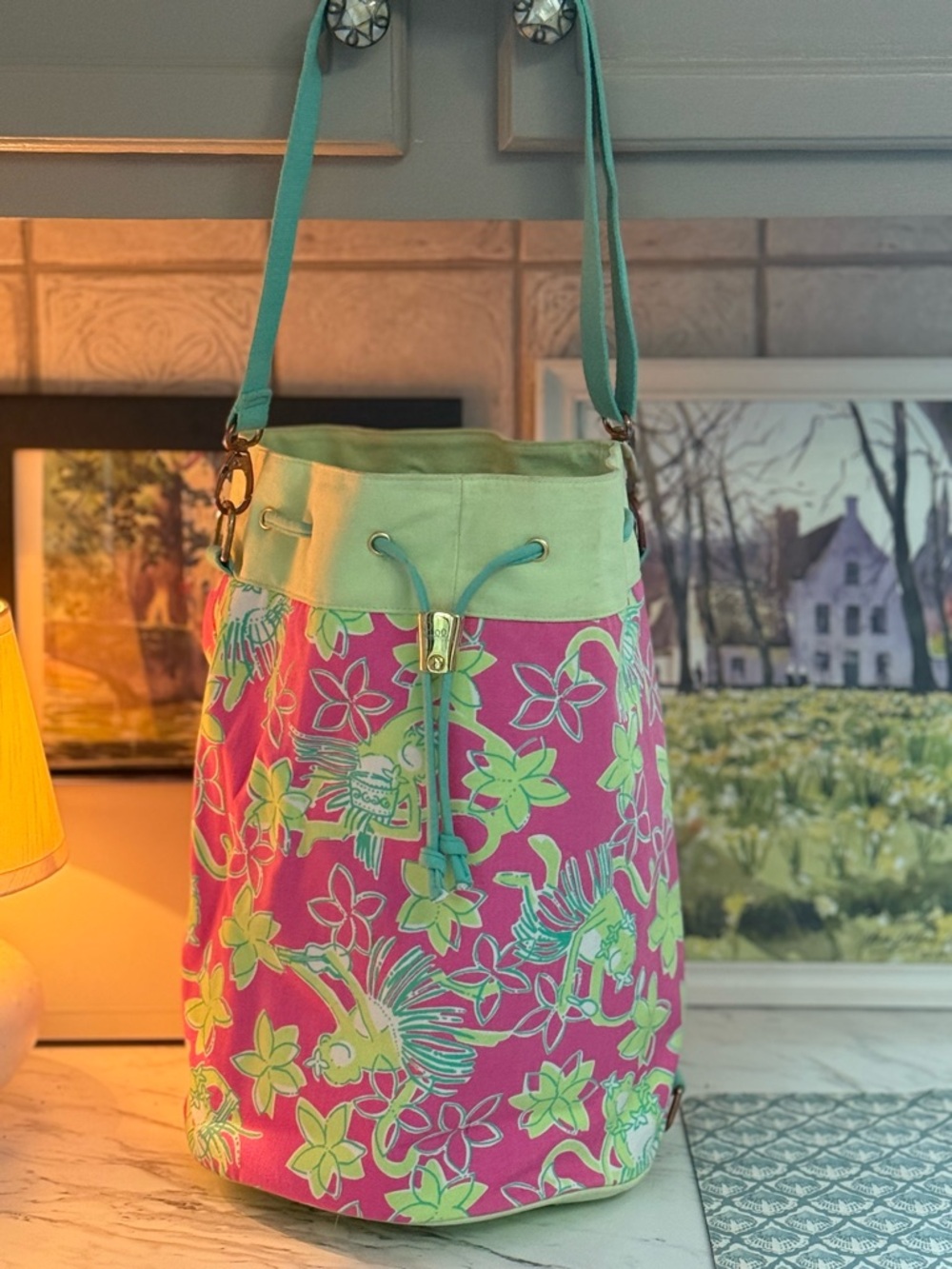 Lilly Pulitzer Large Bucket Bag